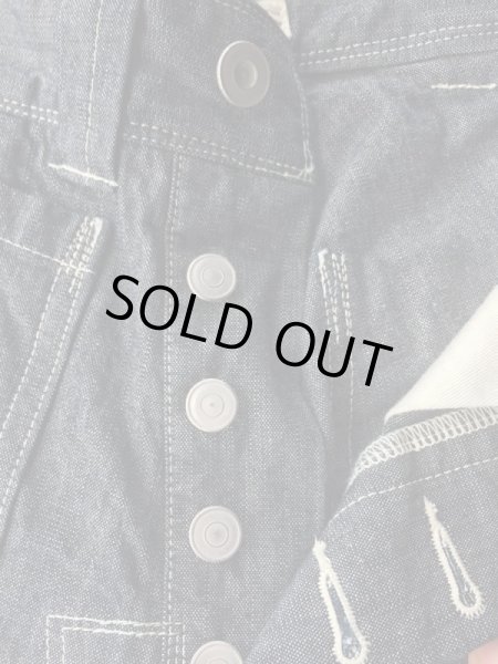 画像4: JOHN GLUCKOW Net Maker's Trousers ネットメーカーズ トラウザーズ  インディゴ  (4)