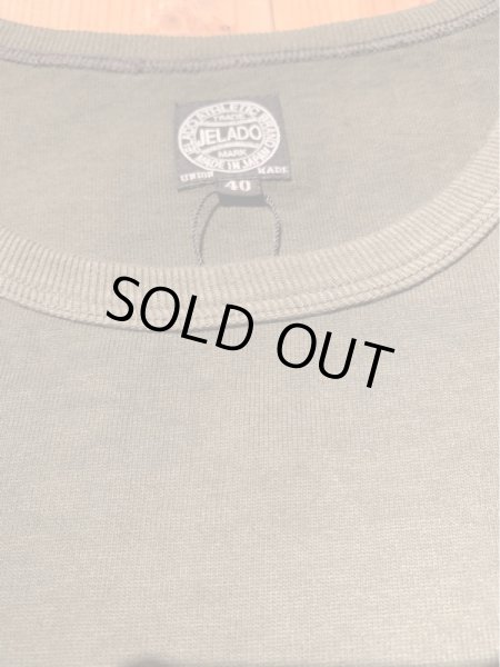 画像4: JELADO ジェラード " Loopwheel Heavy Pocket Tee(ループウィール ヘビーポケット)  オリーブ (4)