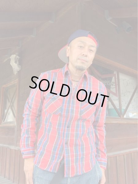 画像6: JELADOジェラード Unionworkers Shirts(ユニオンワーカーズシャツ) ショート丈 インディゴ  (6)