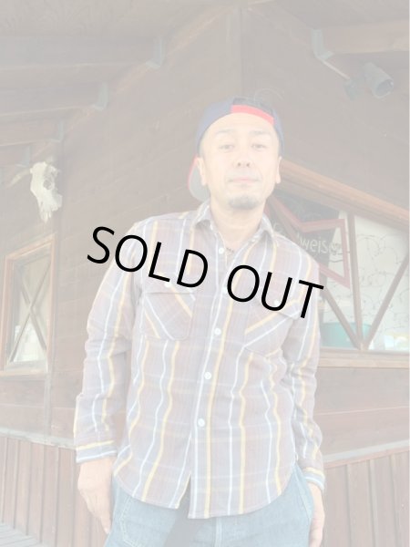 画像6: JELADOジェラード Unionworkers Shirts(ユニオンワーカーズシャツ) ショート丈チョコレートブラウン (6)