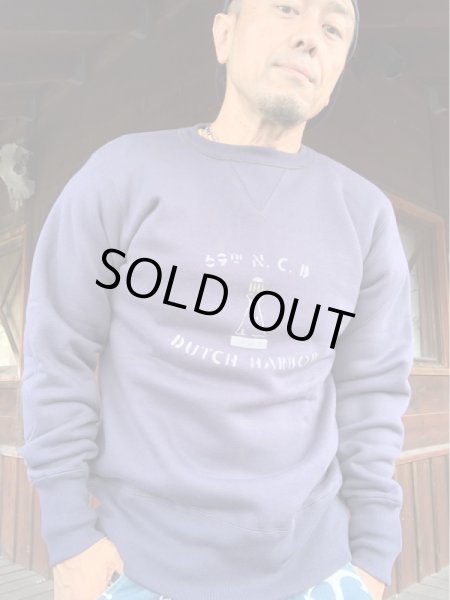 画像8: (JOHN GLUCKOW) Live Free or DieNavy Issue PT Sweatshirts カスタム ネイビー (8)