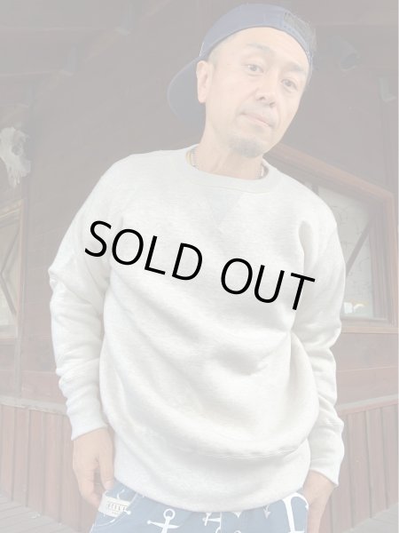 画像7: "JOHN GLUCKOW" Live Free or DieNavy Issue PT Sweatshirts Plain オートミール (7)