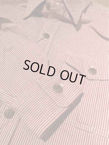 画像7: JELADO ジェラード Pressman Shirt(プレスマンシャツ) オールドレッド  (7)