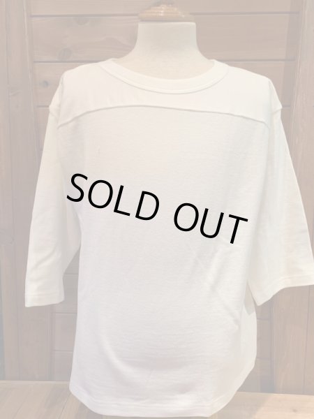 画像1: JELADO ジェラード CC Show Special 限定アイテム Loop Wheel Pique Football Tee　オフホワイト  (1)