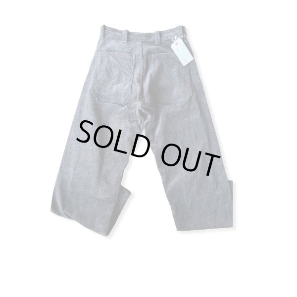 画像2: JOHN GLUCKOW Net Maker's Trousers ネットメーカーズ トラウザーズ  コーデュロイ カーボングレー                                                        (2)