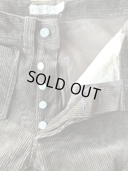 画像4: JOHN GLUCKOW Net Maker's Trousers ネットメーカーズ トラウザーズ  コーデュロイ カーボングレー                                                        (4)