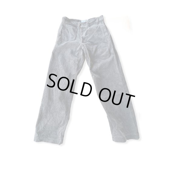 画像1: JOHN GLUCKOW Net Maker's Trousers ネットメーカーズ トラウザーズ  コーデュロイ カーボングレー                                                        (1)