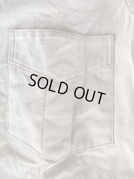 画像5:  (JOHN GLUCKOW)2019 S/S  Professor's Shirts(プロフェッサーシャツ) ベージュ  (5)