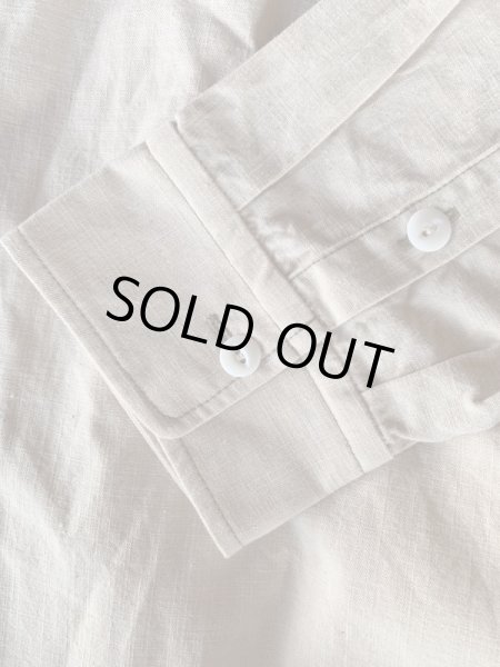 画像7:  (JOHN GLUCKOW)2019 S/S  Professor's Shirts(プロフェッサーシャツ) ベージュ  (7)