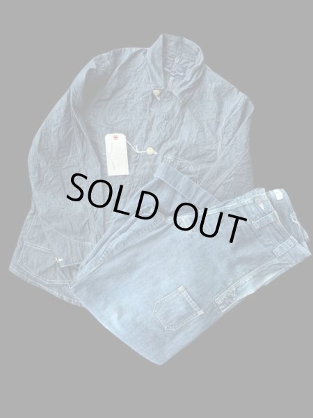 画像11: JOHN GLUCKOW ジョン.グラッコー "Dockworkers Revisited" Netmakers Jacket(ネットメーカーズ ジャケット) インディゴ (11)