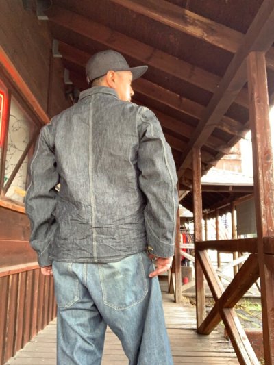 画像2: JOHN GLUCKOW ジョン．グラッコー "Dockworkers Revisited" Netmakers Jacket(ネットメーカーズ ジャケット) インディゴ