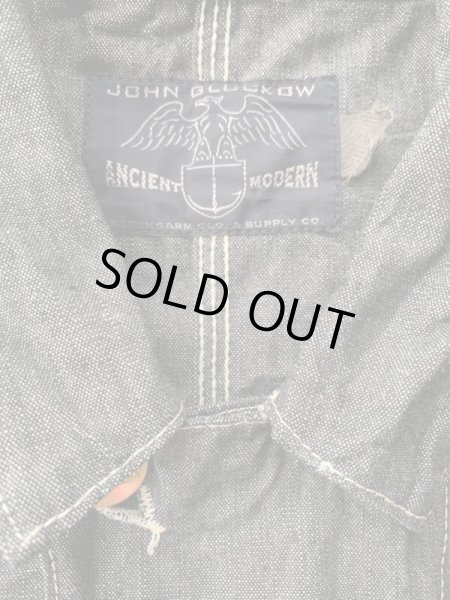 画像3: JOHN GLUCKOW ジョン.グラッコー "Dockworkers Revisited" Netmakers Jacket(ネットメーカーズ ジャケット) インディゴ (3)