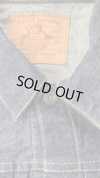 画像4:  JELADOAnniversary Denim Jacket S407XX インディゴインディゴ WW2 T-BACK (4)