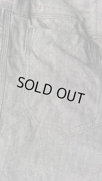 画像6: JOHN GLUCKOW Net Maker's Trousers ネットメーカーズ トラウザーズ ブラックシャンブレー (6)