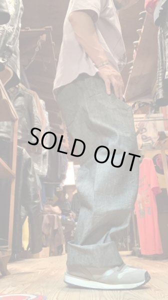 画像14: JOHN GLUCKOW Net Maker's Trousers ネットメーカーズ トラウザーズ ブラックシャンブレー (14)