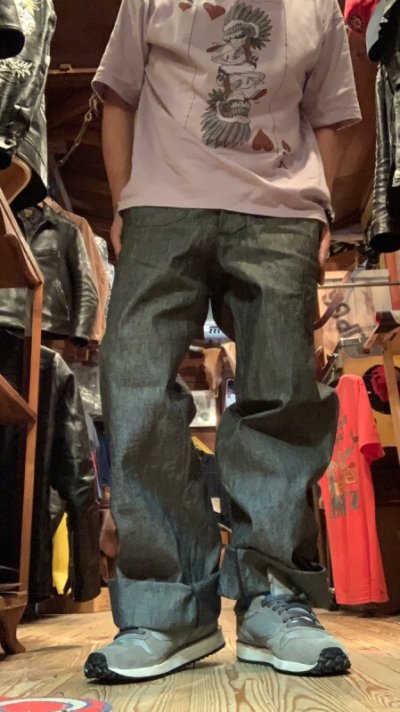 画像1: JOHN GLUCKOW Net Maker's Trousers ネットメーカーズ トラウザーズ ブラックシャンブレー