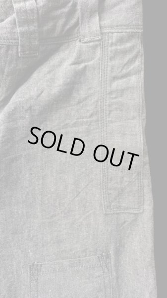 画像10: JOHN GLUCKOW Net Maker's Trousers ネットメーカーズ トラウザーズ ブラックシャンブレー (10)