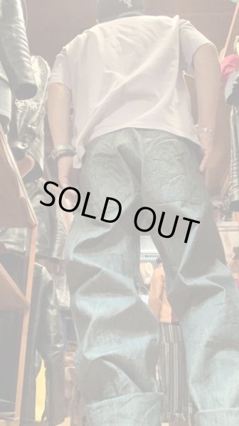 画像15: JOHN GLUCKOW Net Maker's Trousers ネットメーカーズ トラウザーズ ブラックシャンブレー (15)