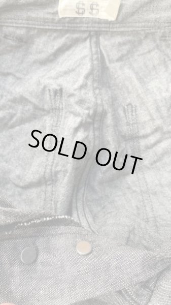 画像11: JOHN GLUCKOW Net Maker's Trousers ネットメーカーズ トラウザーズ ブラックシャンブレー (11)