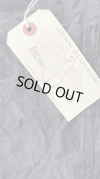 画像12: JOHN GLUCKOW Net Maker's Trousers ネットメーカーズ トラウザーズ ブラックシャンブレー (12)