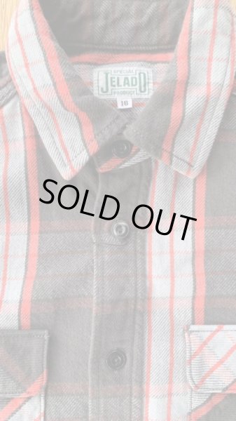 画像3: JELADOジェラード Unionworkers Shirts(ユニオンワーカーズシャツ) ショート丈 ブラック (3)