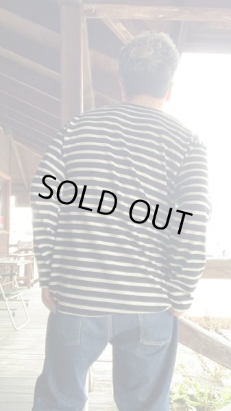 画像7: JELADO ジェラードMalibe  マリブ　ボーダーTEE BLACK/OFFWHITE (7)