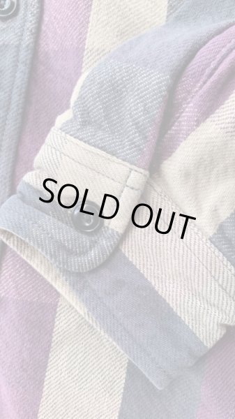 画像5: JELADOジェラード 2022Unionworkers Shirts(ユニオンワーカーズシャツ) ショート丈 グレープ (5)