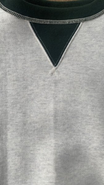 画像4: JELADO ジェラードSweat Two Toneツートンカラースウェット オートミール・グラスグリーン (4)