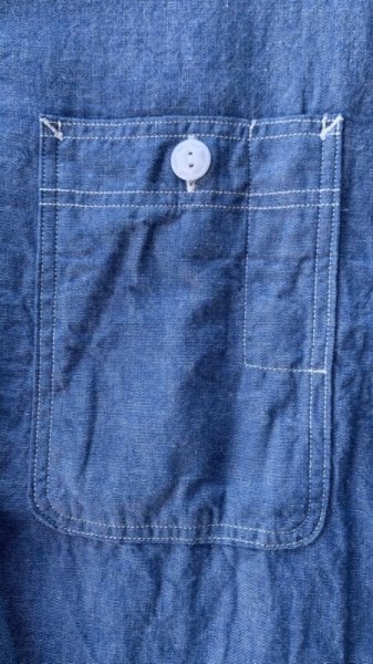 画像4: JELADO(ジェラード）Smoker Shirt  Indigo Chambray (4)