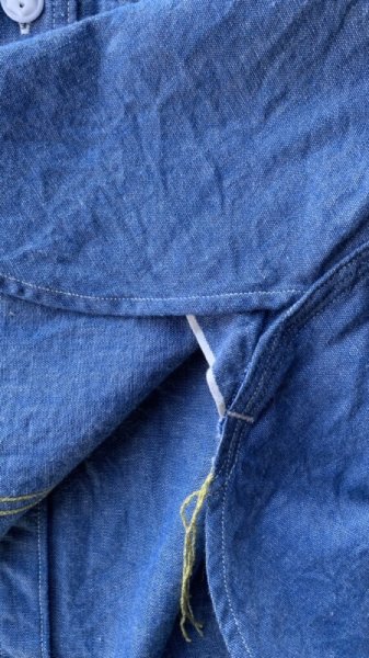 画像8: JELADO(ジェラード）Smoker Shirt  Indigo Chambray (8)