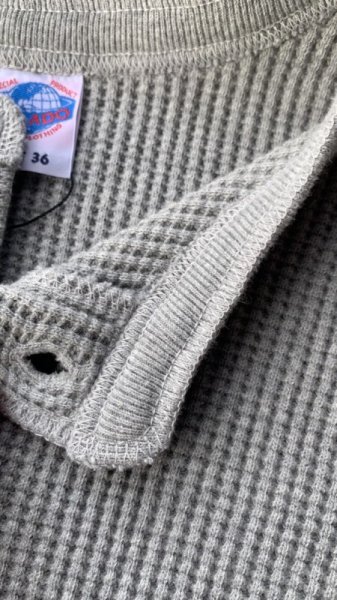 画像5: JELADO ジェラード ヘンリーネック Mega Thermal  ソルト&ペッパー (5)