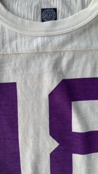 画像3: JELADO ジェラード No18 Football Tee Vanilla (3)