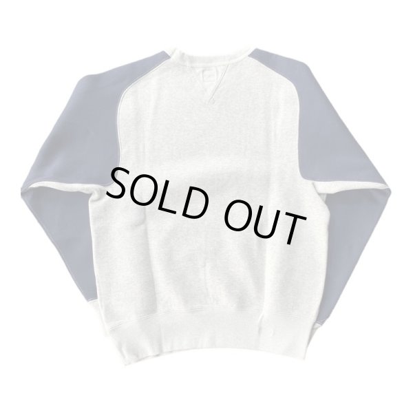 画像2: JELADO ジェラード Champs Sweat 2Tone  ソルト&ペッパー・オールドネイビー (2)