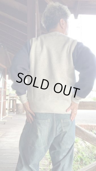 画像9: JELADO ジェラード Champs Sweat 2Tone  ソルト&ペッパー・オールドネイビー (9)