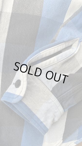 画像6: JELADOジェラード Unionworkers Shirts(ユニオンワーカーズシャツ) ショート丈 ブルーマロン (6)