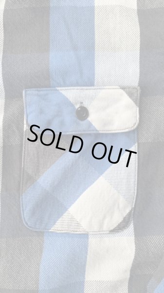 画像4: JELADOジェラード Unionworkers Shirts(ユニオンワーカーズシャツ) ショート丈 ブルーマロン (4)