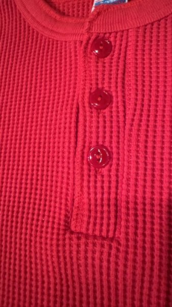 画像2: JELADO ジェラード ヘンリーネック Mega Thermal  RED (2)