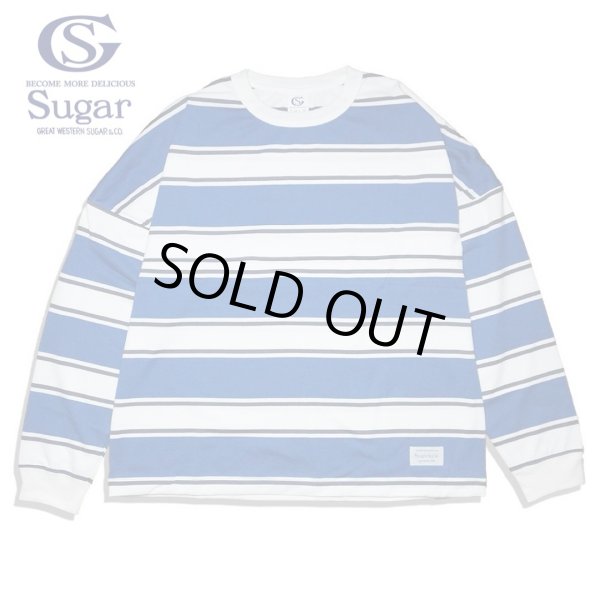 画像1: 「Sugar & Co.」 border　L/S Tee シュガーアンドカンパニー Stacy Stripe Jersey Tシャツ (1)