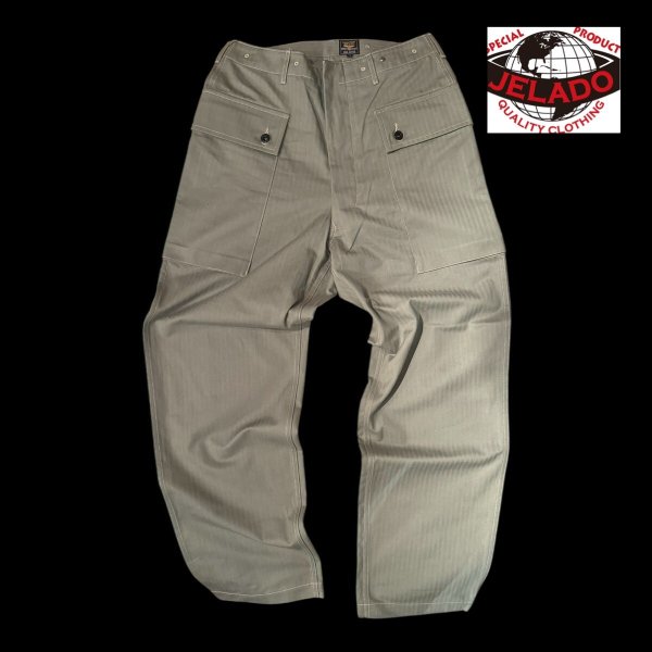 画像1: JELADO ジェラード  Monkey Trousers  FedeOlive (1)