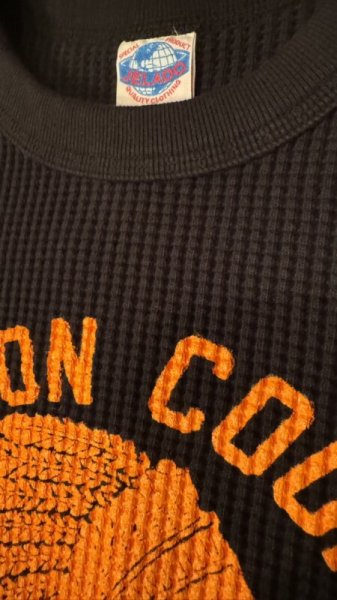 画像3: JELADO ジェラード プリントクルーネック Mega Thermal  ブラック (3)