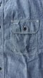 画像6: JELADOジェラード Unionworkers Shirts(ユニオンワーカーズシャツ) ショートスリーブ　INDIGO (6)