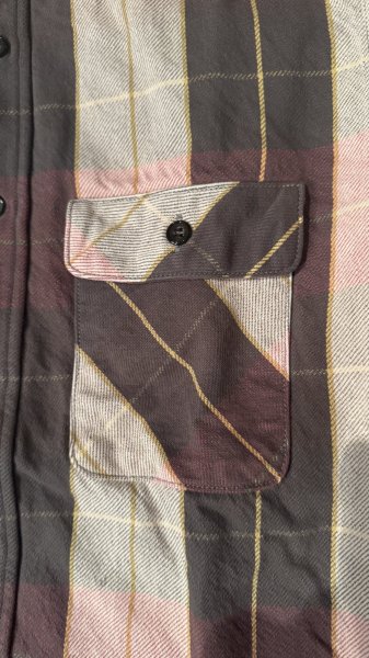 画像4: JELADOジェラード Unionworkers Shirts(ユニオンワーカーズシャツ) ショート丈 ライチ (4)