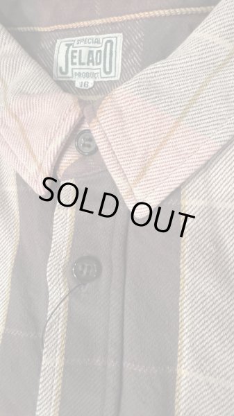 画像3: JELADOジェラード Unionworkers Shirts(ユニオンワーカーズシャツ) ショート丈 ライチ (3)