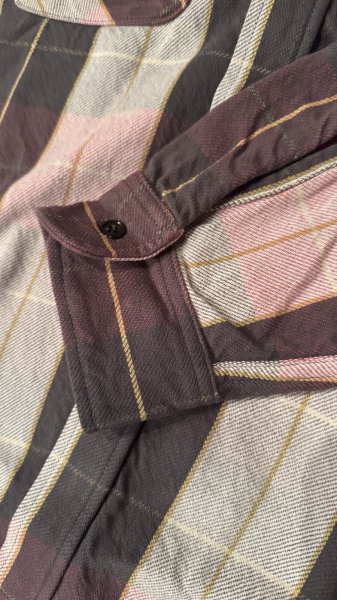 画像5: JELADOジェラード Unionworkers Shirts(ユニオンワーカーズシャツ) ショート丈 ライチ (5)