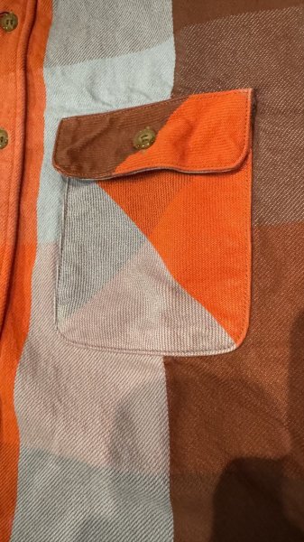 画像4: JELADOジェラード Unionworkers Shirts(ユニオンワーカーズシャツ) ショート丈 アプリコット  (4)