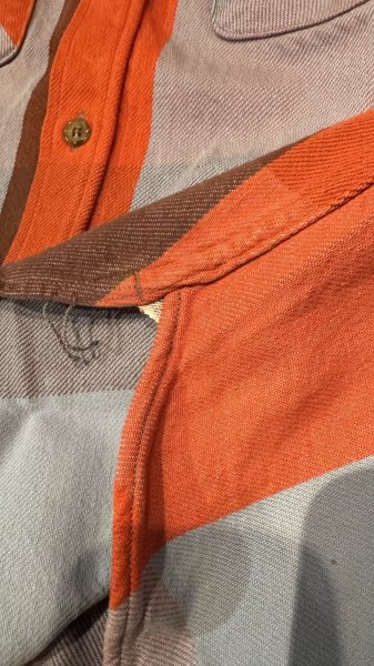 画像5: JELADOジェラード Unionworkers Shirts(ユニオンワーカーズシャツ) ショート丈 アプリコット  (5)