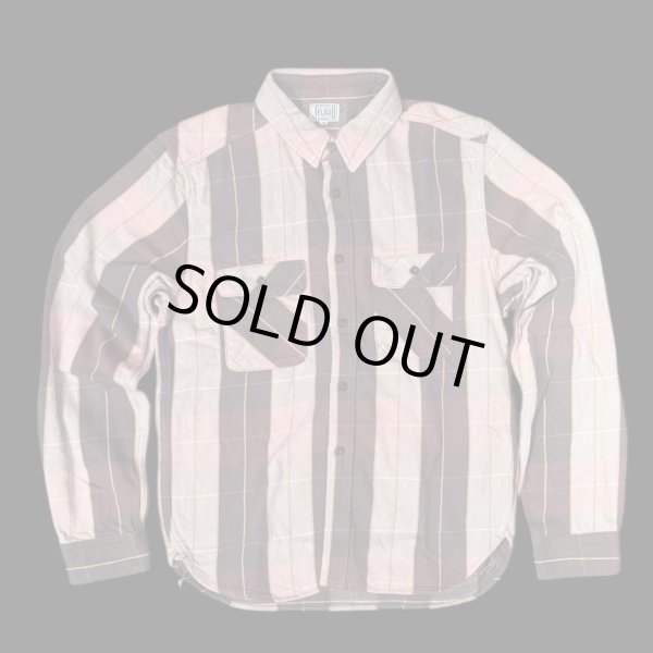 画像1: JELADOジェラード Unionworkers Shirts(ユニオンワーカーズシャツ) ショート丈 ライチ (1)