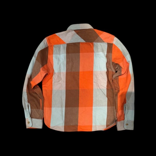 画像2: JELADOジェラード Unionworkers Shirts(ユニオンワーカーズシャツ) ショート丈 アプリコット  (2)