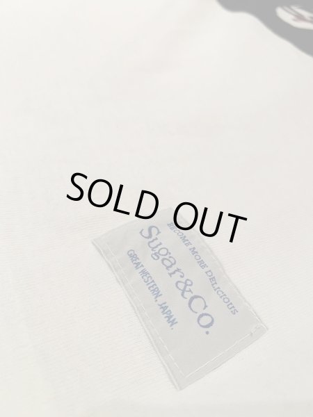 画像8: PHILLIP66×ＪＡＭＳ　ＴＥＥ「Sugar & Co.」Drop ＷＨＩＴＥ　S/S Tee シュガーアンドカンパニー ドロップ Tシャツホワイト (8)