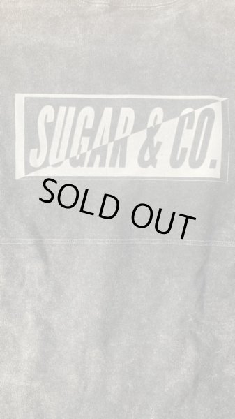 画像3: Sugar & Co. Bleach Drop Sweat シュガーアンドカンパニー 硫化染 ドロップスウェット  (3)